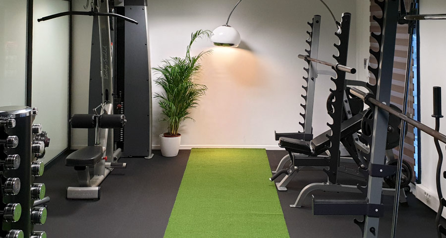 Geometrik: Easy to install sports flooring!